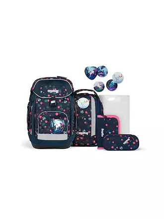 ERGOBAG | Schultaschen Set 6tlg MAXI Reflex Glow - PhantBärsiewelt | 